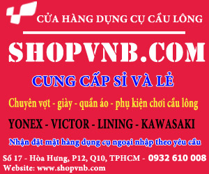 ShopVNB - bán sỉ và lẻ dụng cụ cầu lông